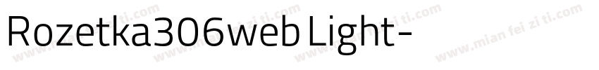 Rozetka306web Light字体转换